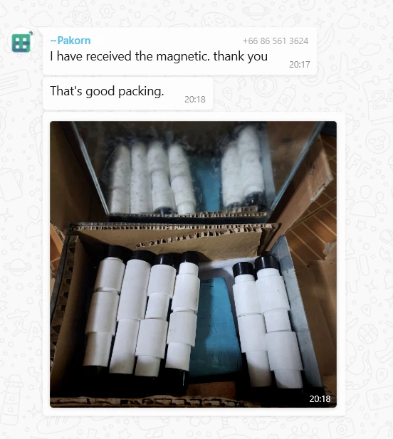 The magnetic stick packaging is well received by Thai customers The magnetic stick packaging is well received by Thai customers